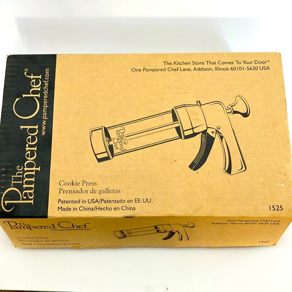 Pampered Chef Vintage Cookie Press product‎ #1525 Discontinued!